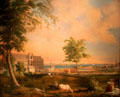 Wamsutta Mills painting by William Allen Wall at New Bedford Whaling Museum. New Bedford, MA.