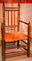 Carver turned great chair as used by men of authority at Pilgrim Hall Museum. Plymouth, MA.