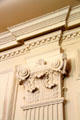 Neoclassical woodwork in Mayflower Society House. Plymouth, MA.