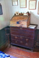 Desk of Solomon Crowell Howland at Jabez Howland House. Plymouth, MA.
