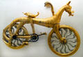 Golden dragon bicycle made in California at Heritage Plantation. Sandwich, MA.