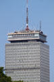 Antennas & observation level of Prudential Tower. Boston, MA.
