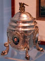 Silver Presentation Urn given to Capt. Isaac Hull, USN for victory at sea at USS Constitution Museum. Boston, MA.