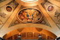 Mural of Greek mythology in dome of Museum of Fine Arts. Boston, MA.
