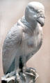 King vulture porcelain figure attrib. to Johann Joachim Kändler by Meissen Manuf. at Museum of Fine Arts. Boston, MA.