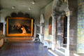 Monastic-style cloister at Gardner Museum. Boston, MA.