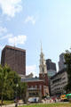 Park Street Church & surrounding towers. Boston, MA.