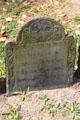 Headstone with winged skull at Granary Burying Ground. Boston, MA.