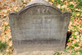 Headstone with winged skull at Granary Burying Ground. Boston, MA.
