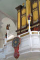Organ & clock of Old North Church. Boston, MA