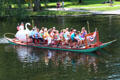 Swan Boat at Boston Public Garden. Boston, MA.