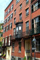 Typical Beacon Hill row houses. Boston, MA.