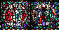 Stained glass window of Apostle Sts. MA.