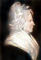 Martha Washington portrait by James Sharples Sr. at Longfellow National Historic Site. Cambridge, MA.