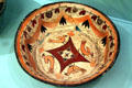 Acoma or Laguna pottery bowl at Peabody Museum. Cambridge, MA.