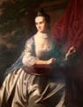 Portrait of Sarah Erving Waldo by John Singleton Copley at Peabody Essex Museum. Salem, MA.