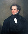 Portrait of Nathaniel Hawthorne by Charles Osgood of Salem at Peabody Essex Museum. Salem, MA.