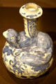 Chinese export squirrel figure kendi from Jingdezhen at Peabody Essex Museum. Salem, MA.