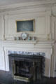 Dining room fireplace of Peirce-Nichols House. Salem, MA.