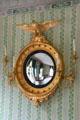 Concave American mirror with eagle in parlor of Peirce-Nichols House. Salem, MA.