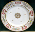 China plate used by Louisa Catherine Adams while First Lady at Adams National Historic Site. Quincy, MA.