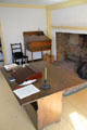 Office at John Quincy Adams birthplace where John Adams met politicians & clients. Quincy, MA.