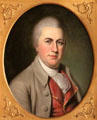 Nathaniel Gorham portrait by Charles Willson Peale at Peacefield. Quincy, MA.