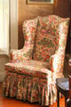 Armchair where John Adams was found before he died in study at Peacefield. Quincy, MA.