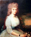 Portrait of Louisa Catherine Adams by Edward Savage at Peacefield. Quincy, MA.