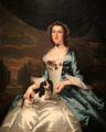 Mrs. Thomas Dongan portrait by John Wollaston at Museum of Fine Arts. Boston, MA.