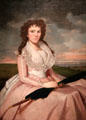 Huldah Bradley portrait by Ralph Earl at Museum of Fine Arts. Boston, MA.
