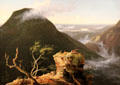 View of Round-Top in the Catskill Mountains painting by Thomas Cole at Museum of Fine Arts. Boston, MA.