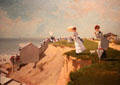 Long Branch, New Jersey painting by Winslow Homer at Museum of Fine Arts. Boston, MA.