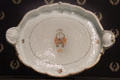 Chinese export porcelain tray with symbol of Society of the Cincinnati at Museum of Fine Arts. Boston, MA.