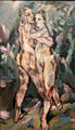 Two nudes painting by Oskar Kokoschka at Museum of Fine Arts. Boston, MA.