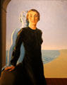 Lee Coeur dévoilé portrait by René Magritte at Museum of Fine Arts. Boston, MA.