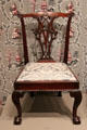 English chair shows shorter & wider dimensions with crisper carvings at Museum of Fine Arts. Boston, MA.