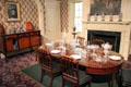 Dining room from Oak Hill of Peabody, MA by Samuel McIntire at Museum of Fine Arts. Boston, MA.