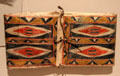 Lakota Sioux parfleche from the Dakotas at Museum of Fine Arts. Boston, MA.