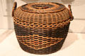 Penobscot basket from Maine at Museum of Fine Arts. Boston, MA.