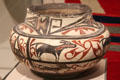 Zuni Pueblo earthenware water jar from NM at Museum of Fine Arts. Boston, MA.