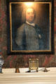 Portrait of Thomas Johnston ancestor of Rose Nichols at Nichols House Museum. Boston, MA.