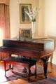 Piano where Rose Kennedy taught her children in parlor at John F. Kennedy NHS. Boston, MA.