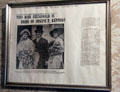 Newspaper article on wedding of Rose Fitzgerald to Joseph P. Kennedy at John F. Kennedy NHS. Boston, MA.