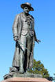 Colonel William Prescott monument at Bunker Hill Monument. Boston, MA.
