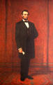 Portrait of Abraham Lincoln at Massachusetts State House. Boston, MA.