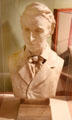 Plaster bust of Henry David Thoreau by Walton Ricketson at Concord Museum. Concord, MA.