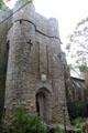 Entrance tower at Hammond Castle Museum. Gloucester, MA.