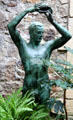 Bronze statue at Hammond Castle Museum. Gloucester, MA.