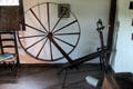 Spinning wheel for wool at John Balch Museum House. Beverly, MA.